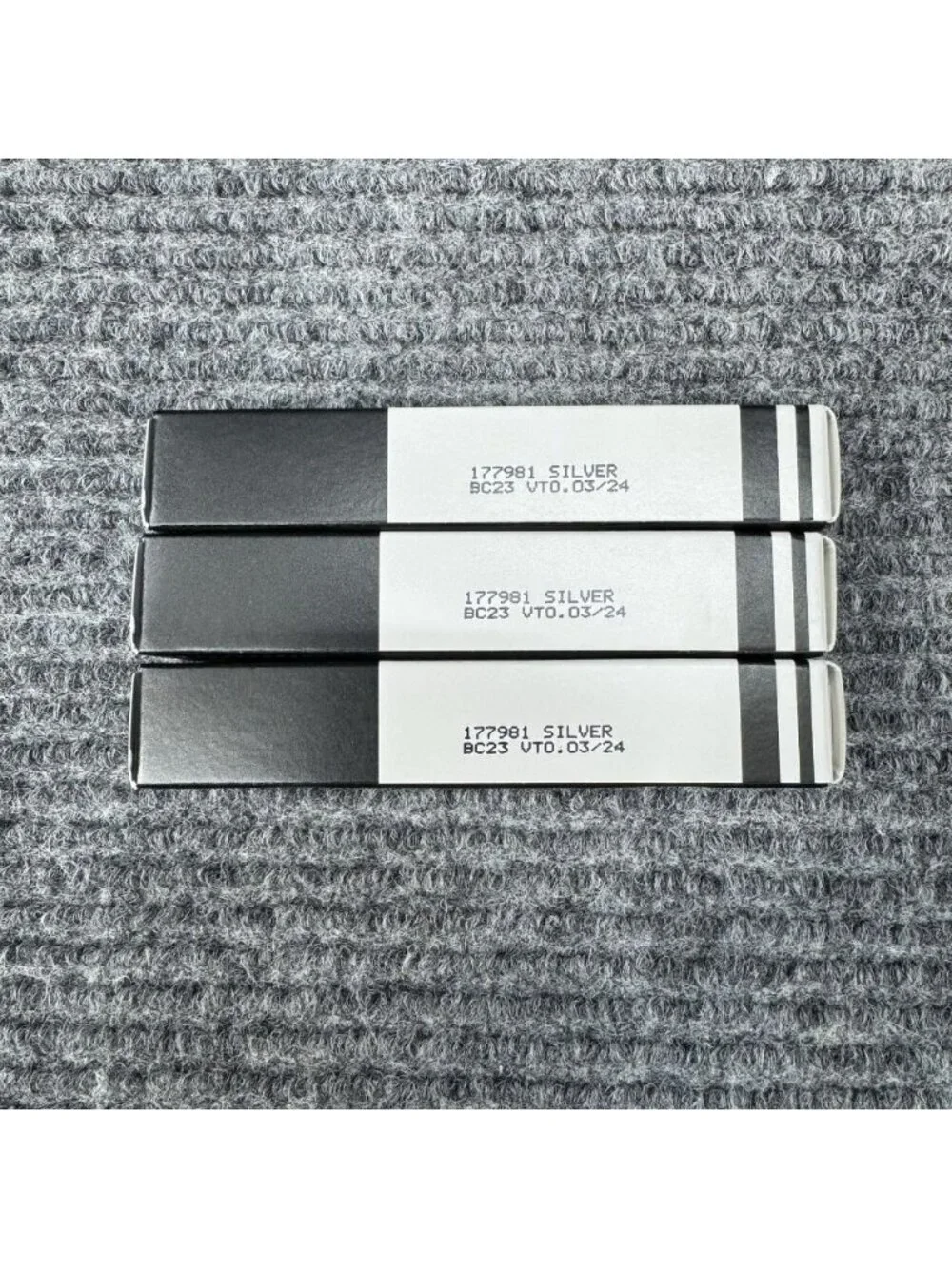 Lot Of 6 Mary Kay At Play Metallic Liquid Eyeliner SILVER 177981 Full Size NEW